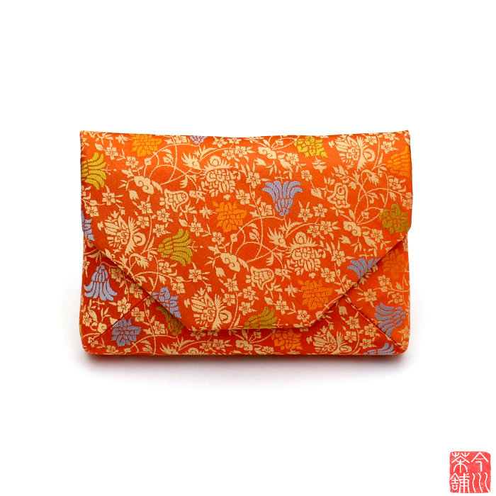 楽天市場】北村徳斎製 数寄屋袋 名物唐物日月緞子（スキヤ袋） 正絹