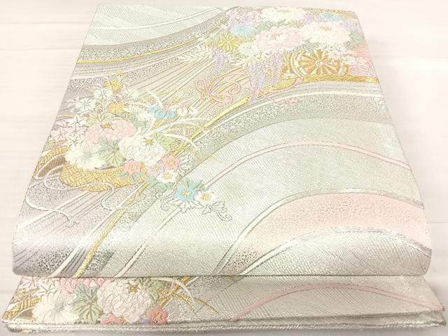 楽天市場】平和屋着物◎佐賀錦 六通柄袋帯 唐織 花車文 金銀糸 正絹