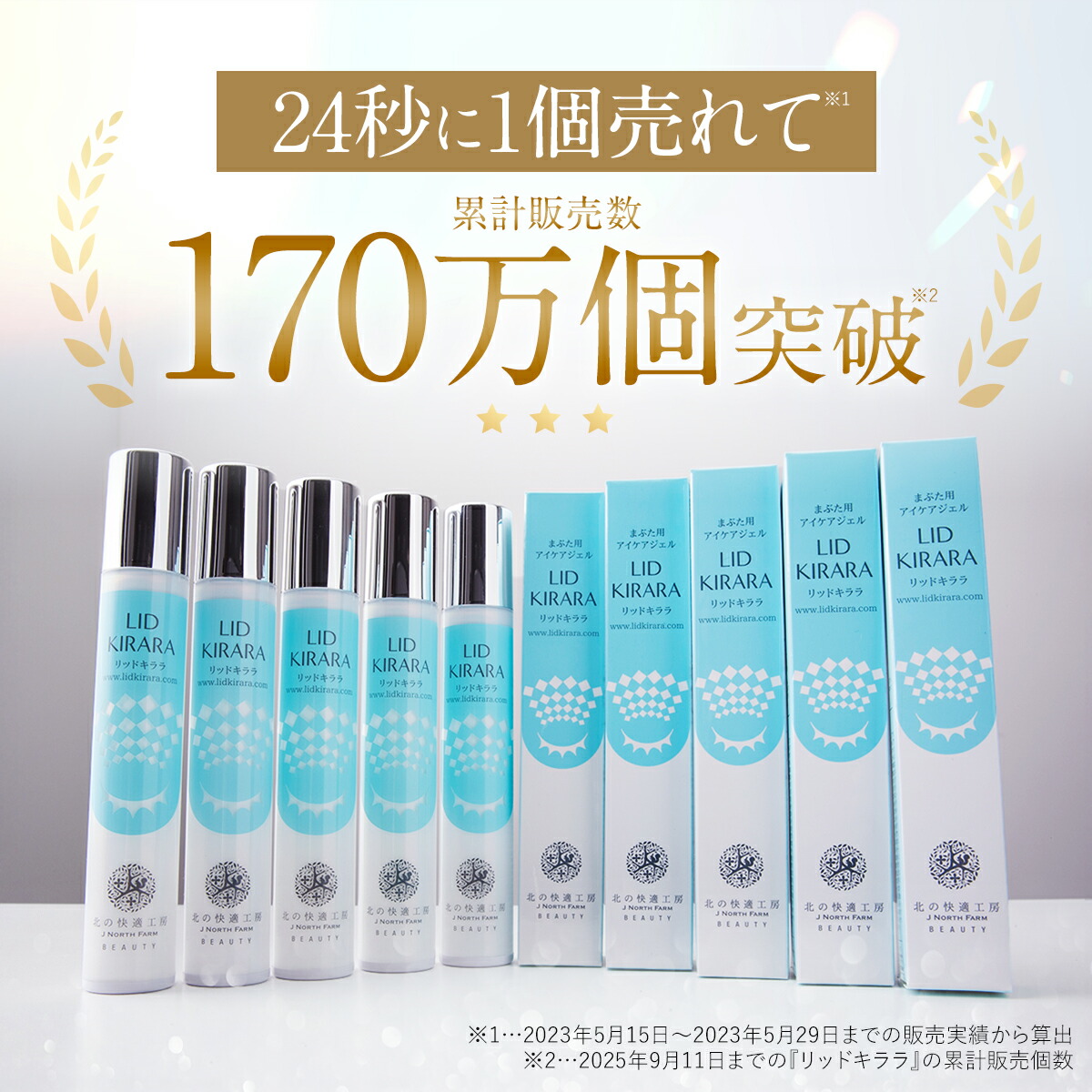 まぶた 引き上げ ジェル 整形膜「リッドキララ」北の快適工房 まぶた