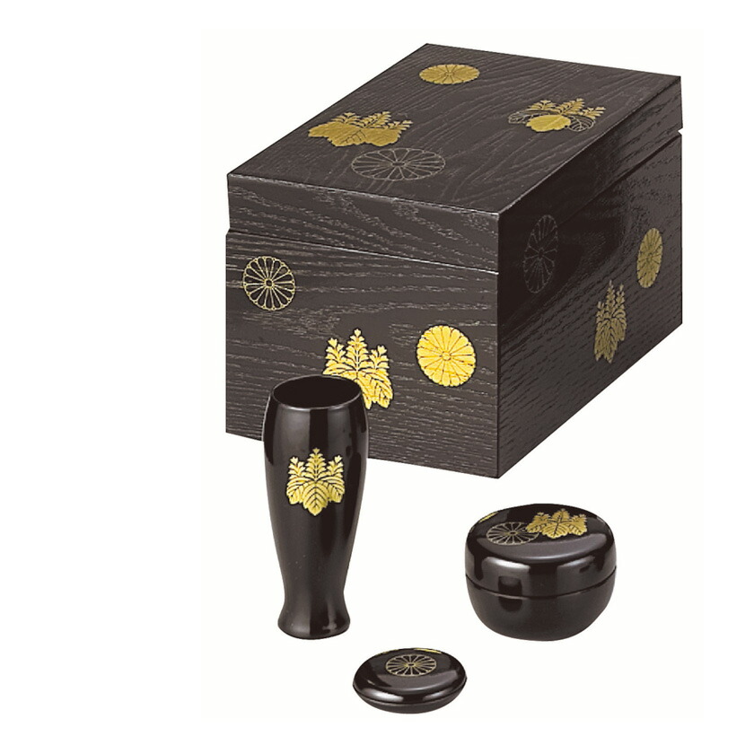 楽天市場】茶道 七事式五段重硯箱 黒掻合塗 湖彩作 : 茶道具・抹茶