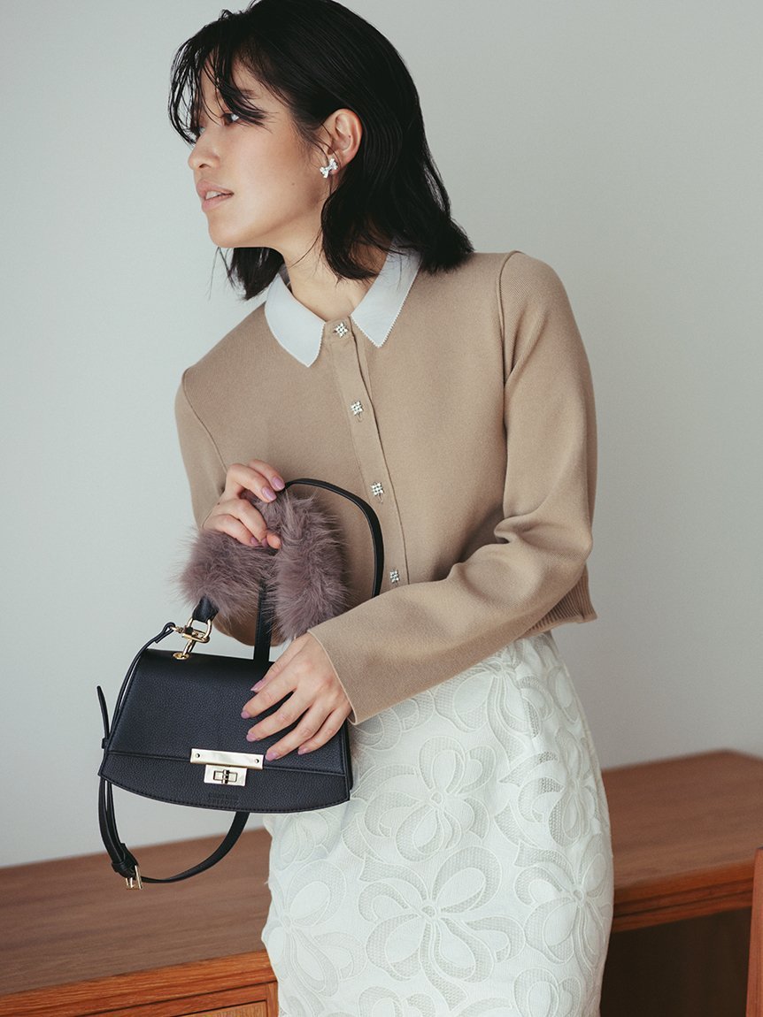 CELFORD デタッチャブル総針カーディガン セルフォード トップス