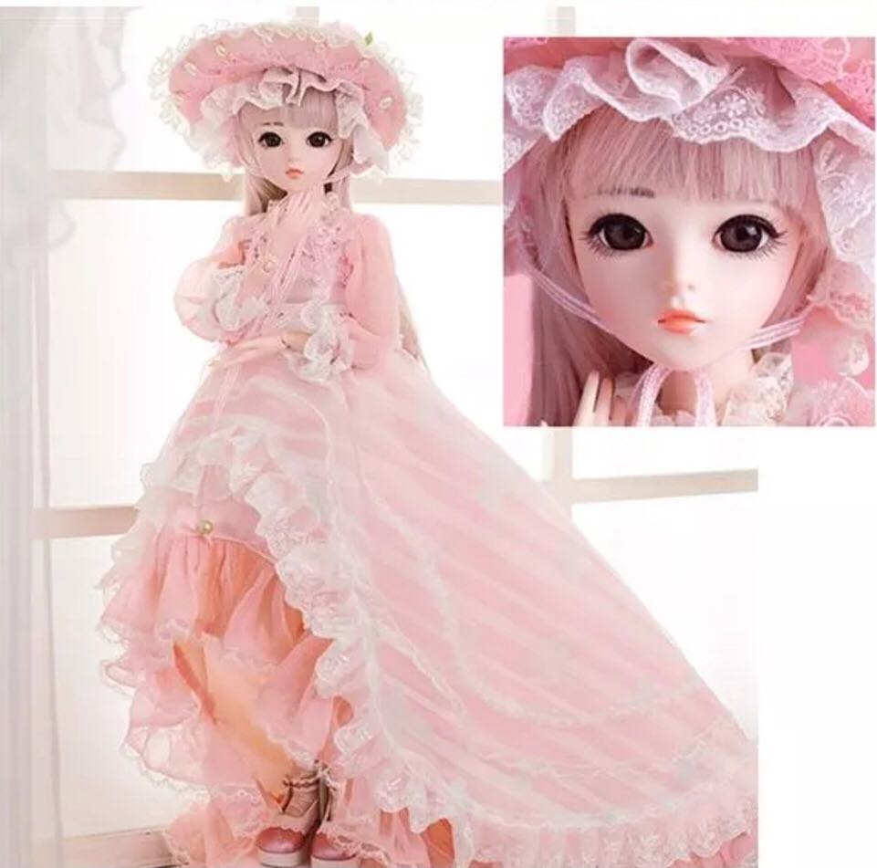 楽天市場】A056373プリンセスドール 60cm フランス人形本体 メイク