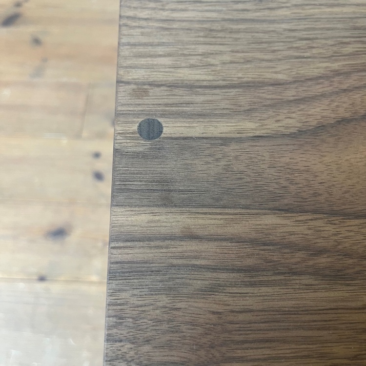 ユニゾン ナイトテーブル （ウォールナット材 高さ40㎝）【OUTLET