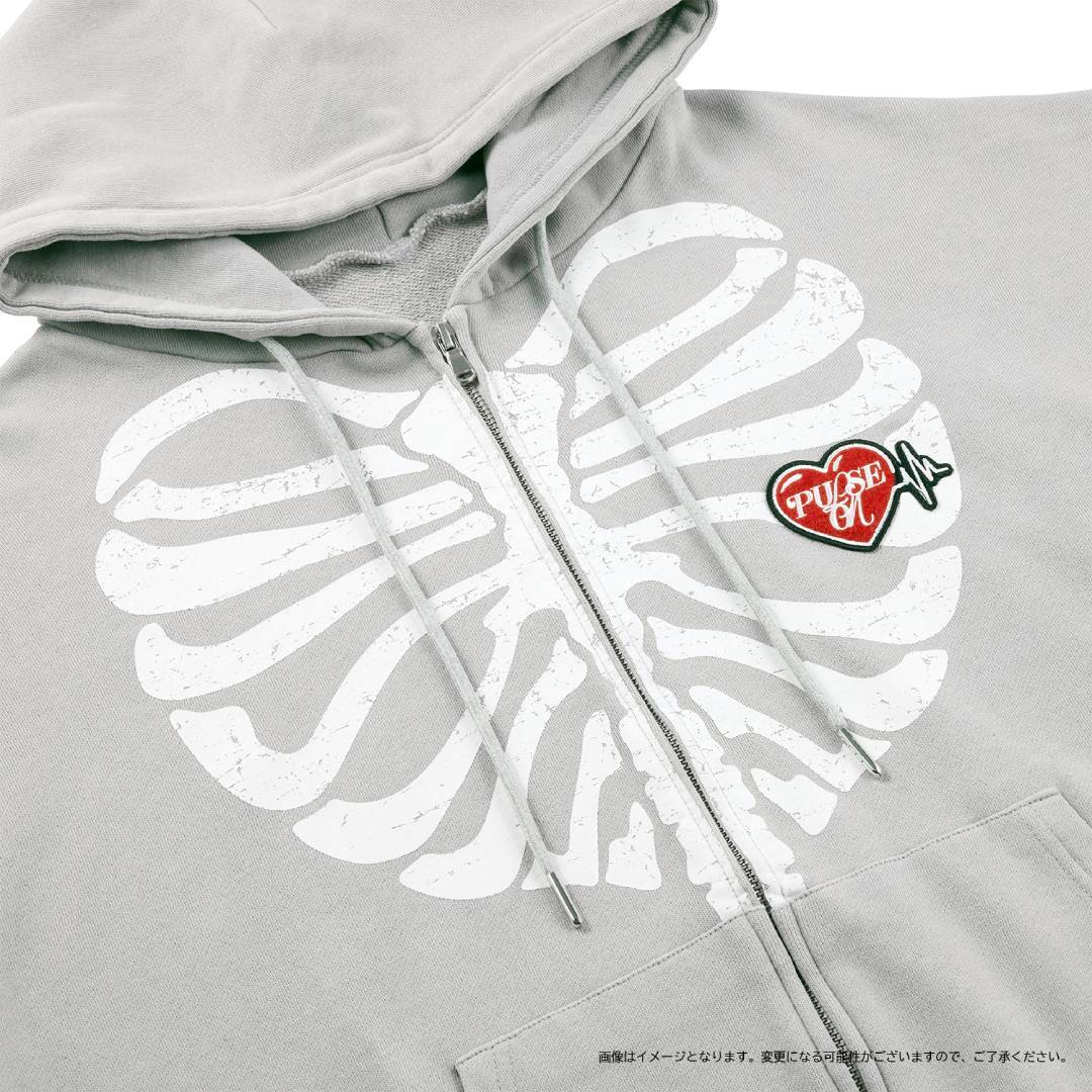 ジップアップフーディー（GRAY） – YGEX OFFICIAL SHOP