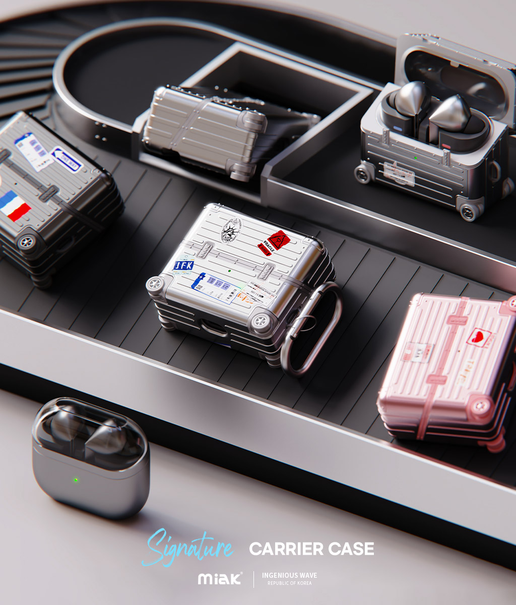 Galaxy Buds3/Buds3 Pro キャリーケース [ カラビナ付き 耐衝撃性