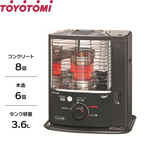 TOYOTOMI（トヨトミ） 石油ストーブ 対流形 RB-250(R) マルーンレッド