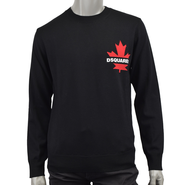 DSQUARED2（ディースクエアード） INTARSIA KNIT CREWNECK PULLOVER