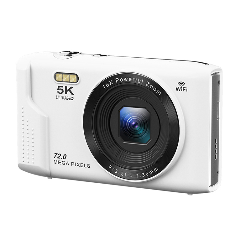 デジタルカメラ カメラ WIFI対応 7200万画素 コンデジ 5K 日本製チップ