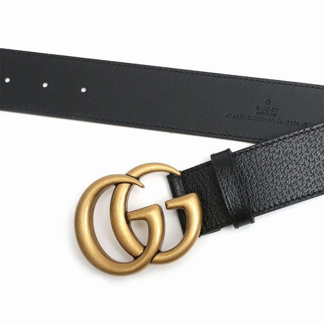 GUCCI（グッチ） ベルト 406831-DJ20T-1000-95 メンズ ブラック
