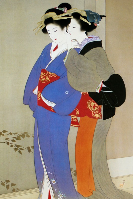 複製画60cm×90cm(額無し) 上村松園(No.1~20) 不織布和紙風
