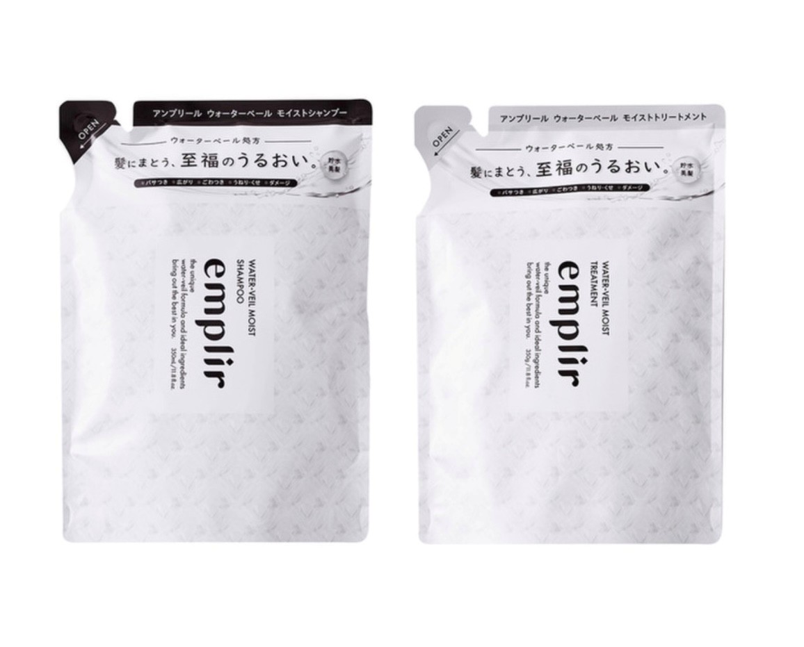 セット】アンプリール ウォーターベールモイスト シャンプー(350ml)＋