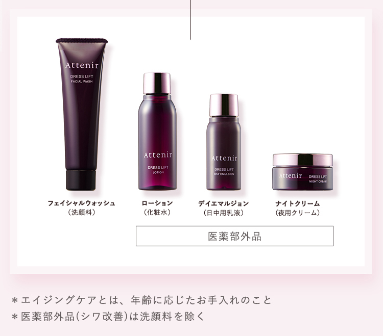 Attenir（アテニア） 公式 スキンケア トライアルセット ドレスリフト
