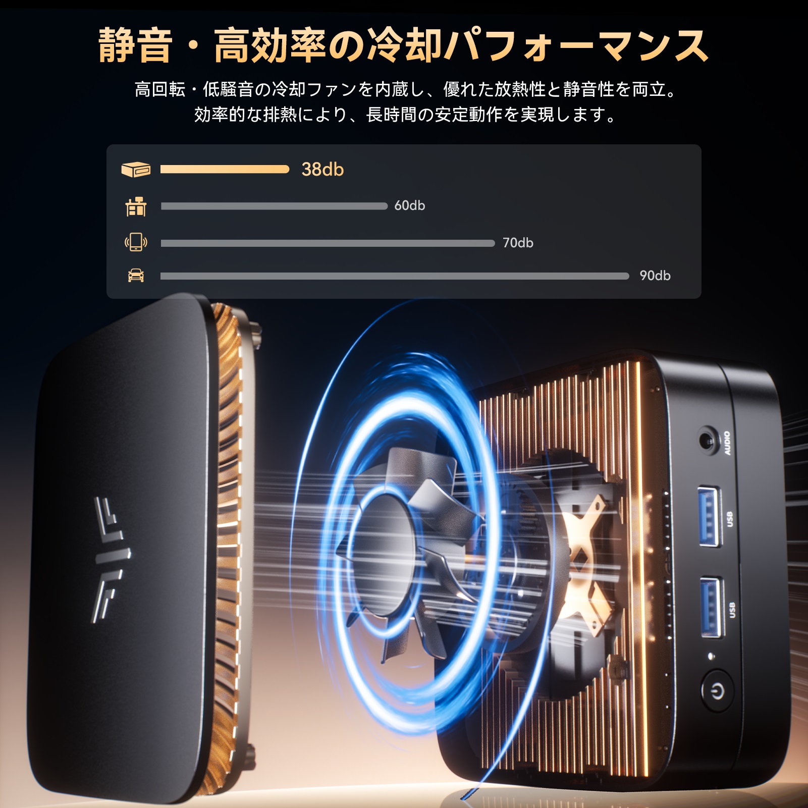 NIPOGI mini pc AMD 3250U 4C/4T 最大3.7GHz Win11 Pro 【8GB+256