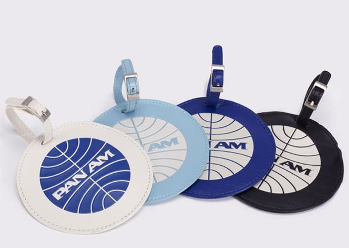 パンナム スーツケースタグ ラゲージタグ ネームタグ ダークブルー Pan