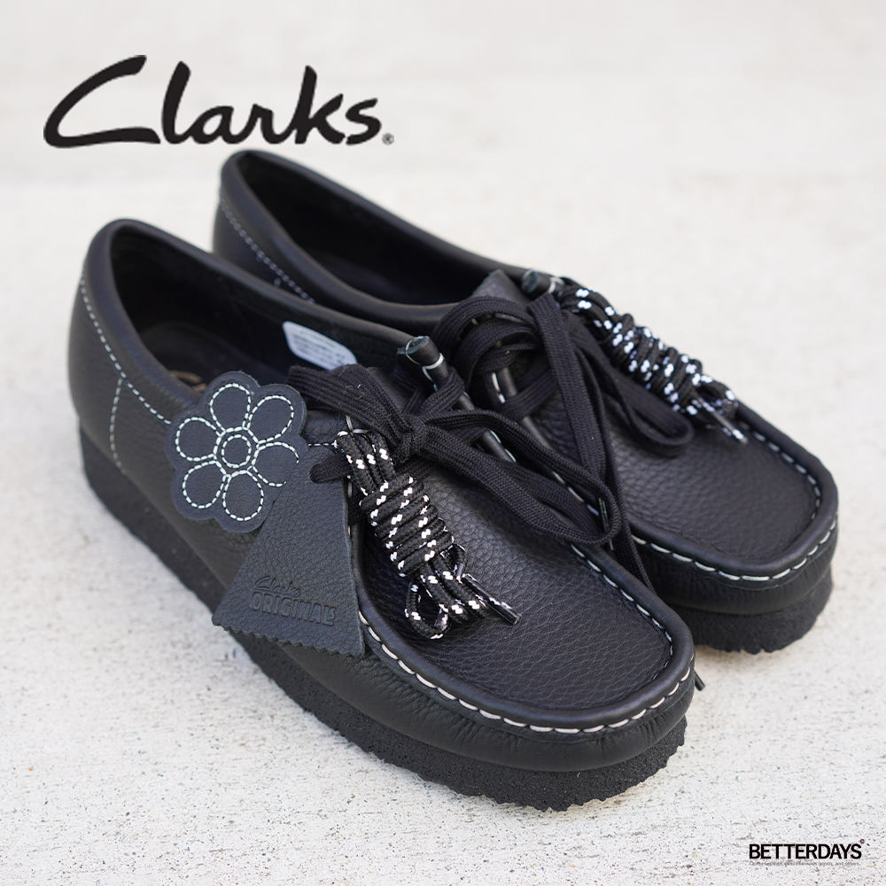 Clarks（クラークス） オリジナル ワラビー ブラック レザー