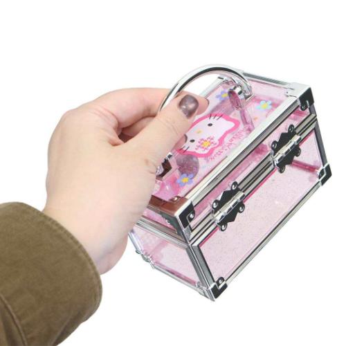 ハローキティ キャラクター コスメボックス 鍵付きミニバニティケース