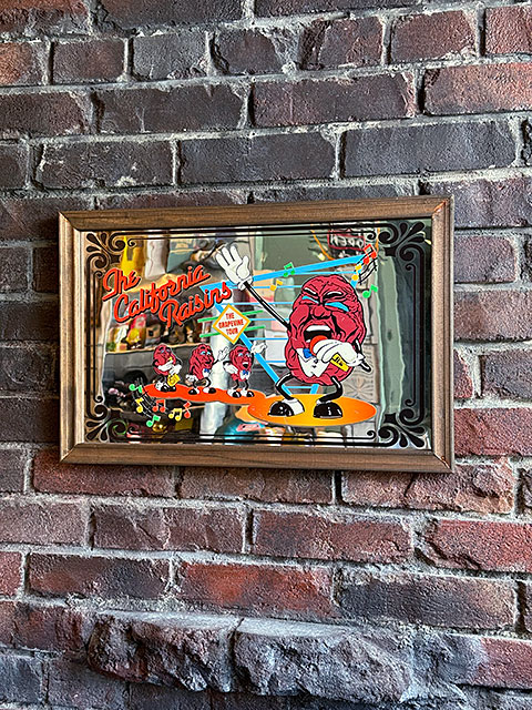 アメリカン ウッド パブミラー （カリフォルニアレーズン/横型