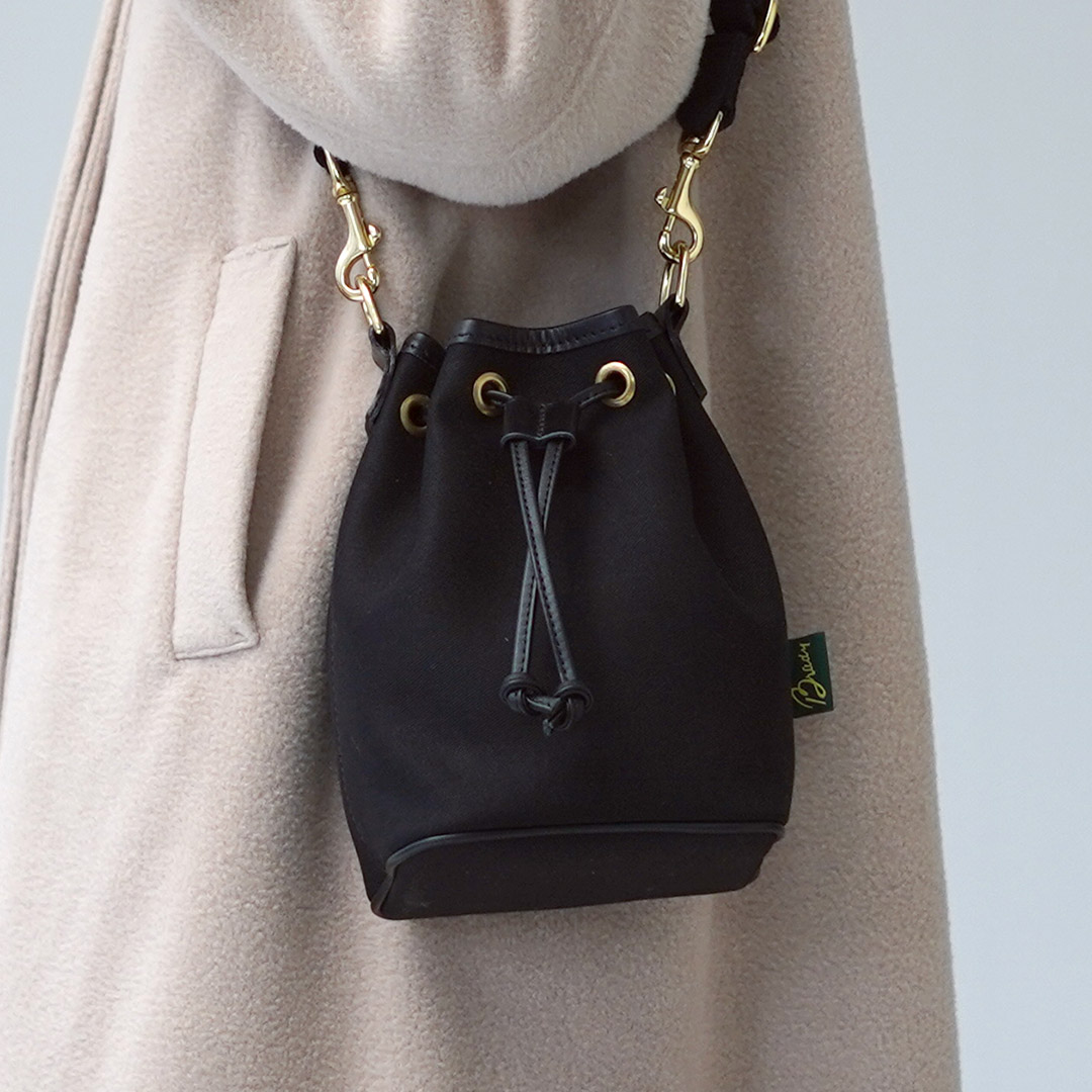 BRADY（ブレディ） #ELY エリー 巾着 ショルダーバッグ / コットン