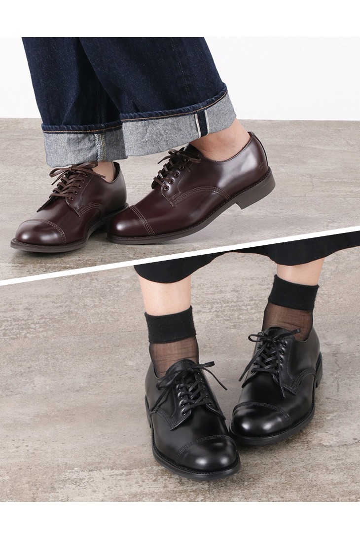 SANDERS（サンダース） #1128 ミリタリー ダービーシューズ / レザー