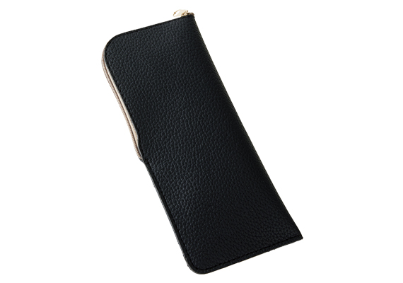 名古屋眼鏡 メガネケース フェイクレザーのソフトケース2208 ジップ式