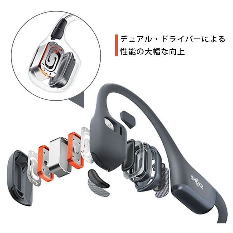 Shokz（ショックス） SHOKZ OPEN RUN PRO 2 オープンラン プロ ツー