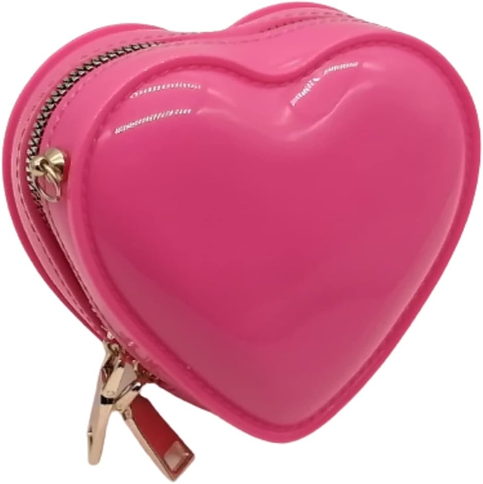 ハート ショルダーバッグ レディース ポシェット ポーチ ハート型 斜