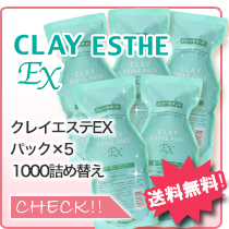 CLAY ESTHE（クレイエステ） モルトベーネ パック EX 1000g 詰め替え +