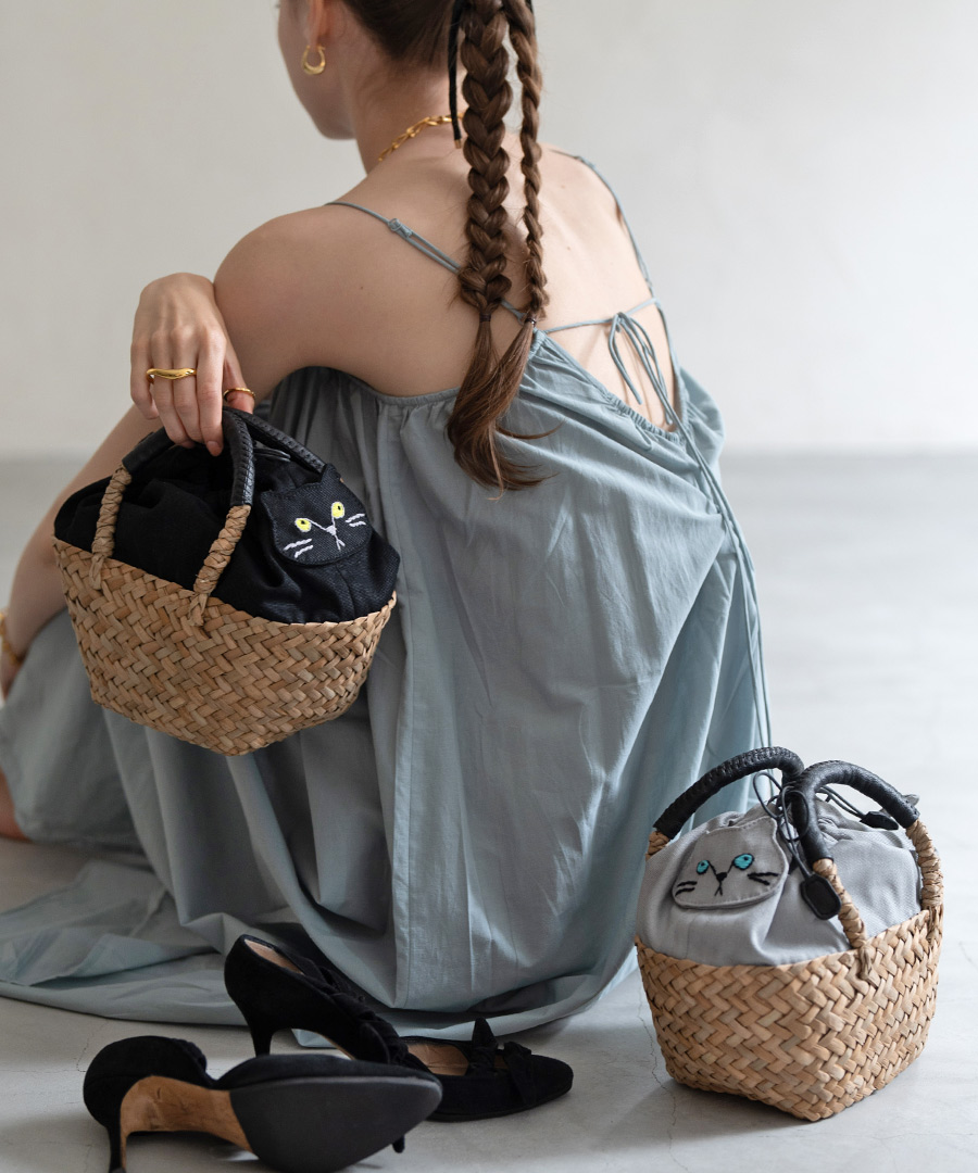 HAYNI（ヘイニ） 爆買 AIM医学研究支援PJ実施中｜ ねこ モチーフ かご