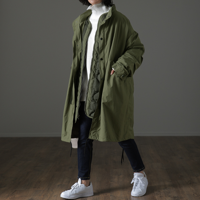 HUG.U（ハグユー） アウター レディース モッズコート 送料無料