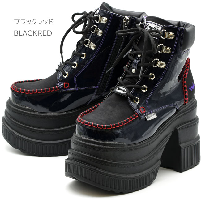 YOSUKE（ヨースケ） スニーカー レディース 厚底 ブラック 黒 厚底