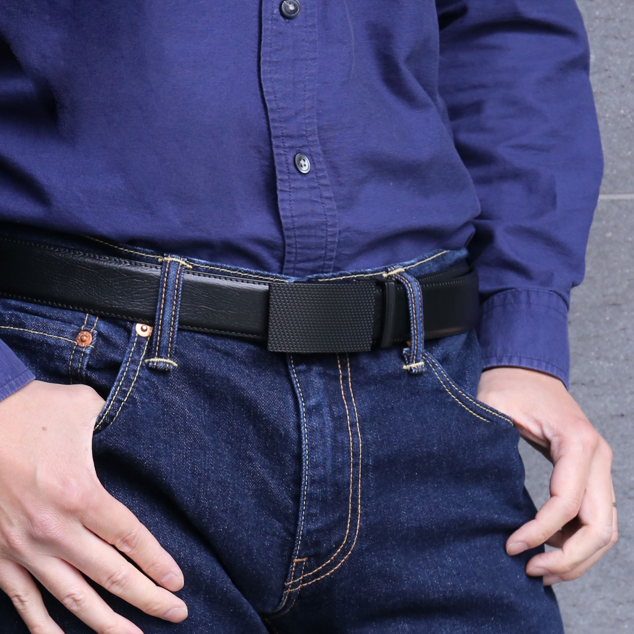 sankyo shokai（三京商会） ＜爆買＞ベルト メンズ オートロックベルト