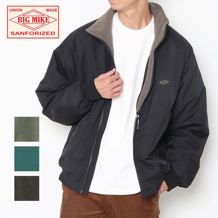 BIG MIKE（ビッグマイク） 裏フリース ナイロンジャケット 102446510