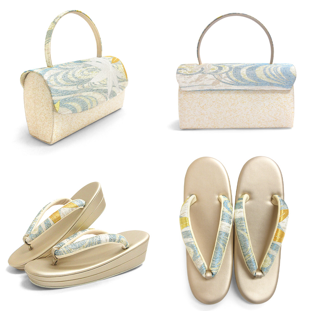 正絹 草履バッグセット 訪問着 川島織物 草履 バッグ セット バッグ