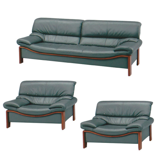 法人宛 送料無料 応接ソファー ソファセット 本革張り 牛革 1人掛け