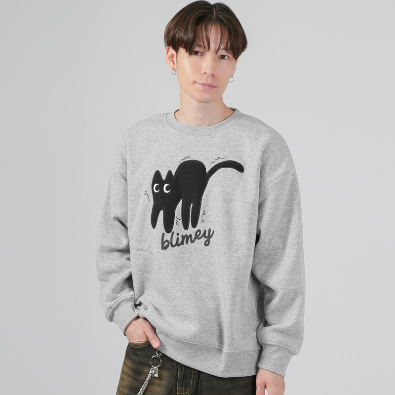 トレーナー スウェット メンズ あったか 暖か 裏起毛 オーバーサイズ