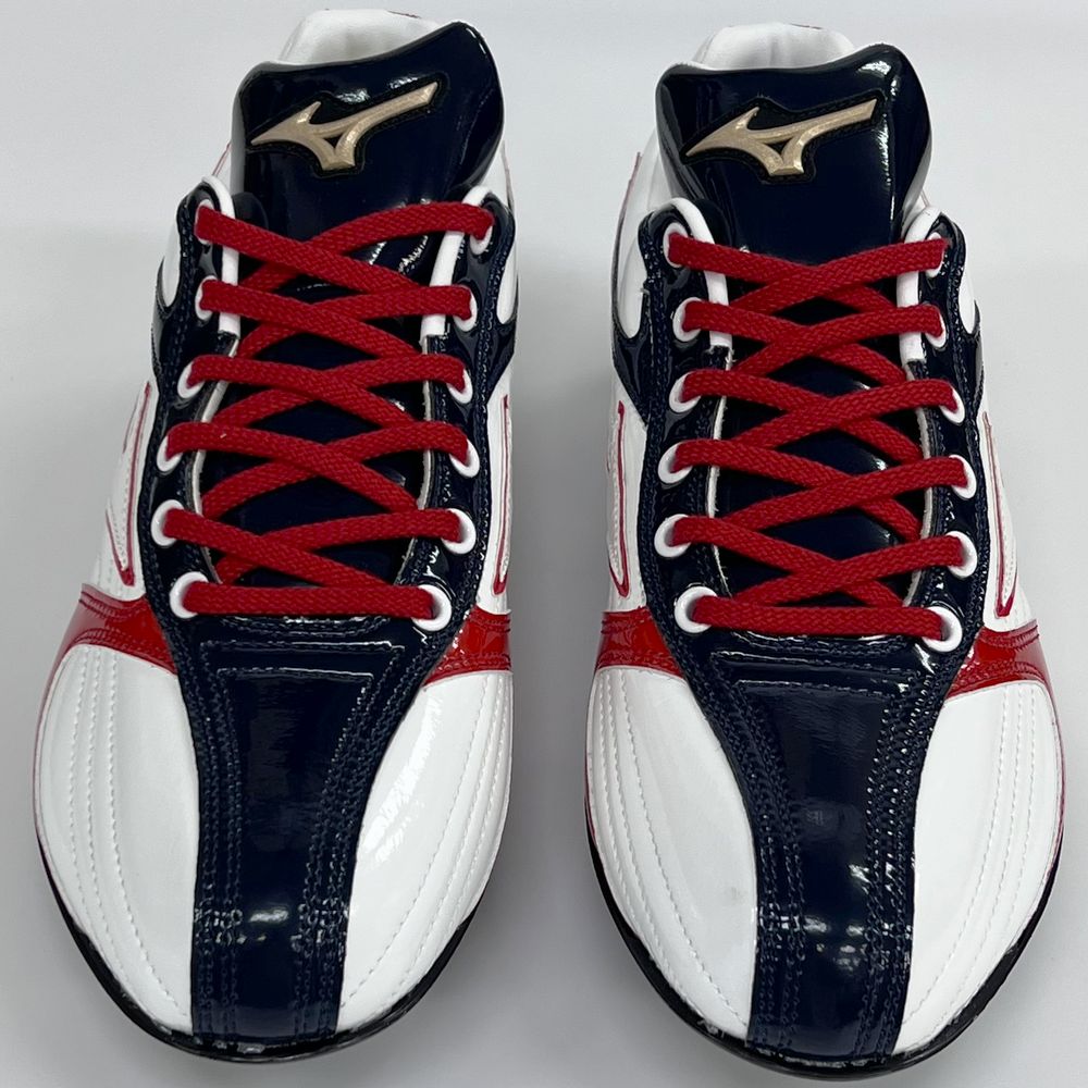 MIZUNO（ミズノ） 【サイズ交換送料無料】レッド×ネイビー 野球