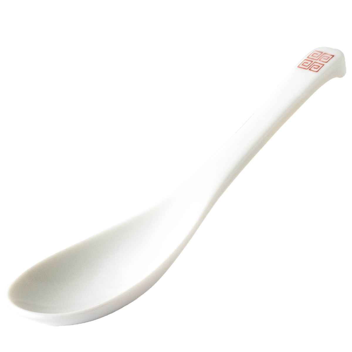 レンゲ 16cm レトロ中華 ナルト 磁器 （ 食洗機対応 蓮華 れんげ