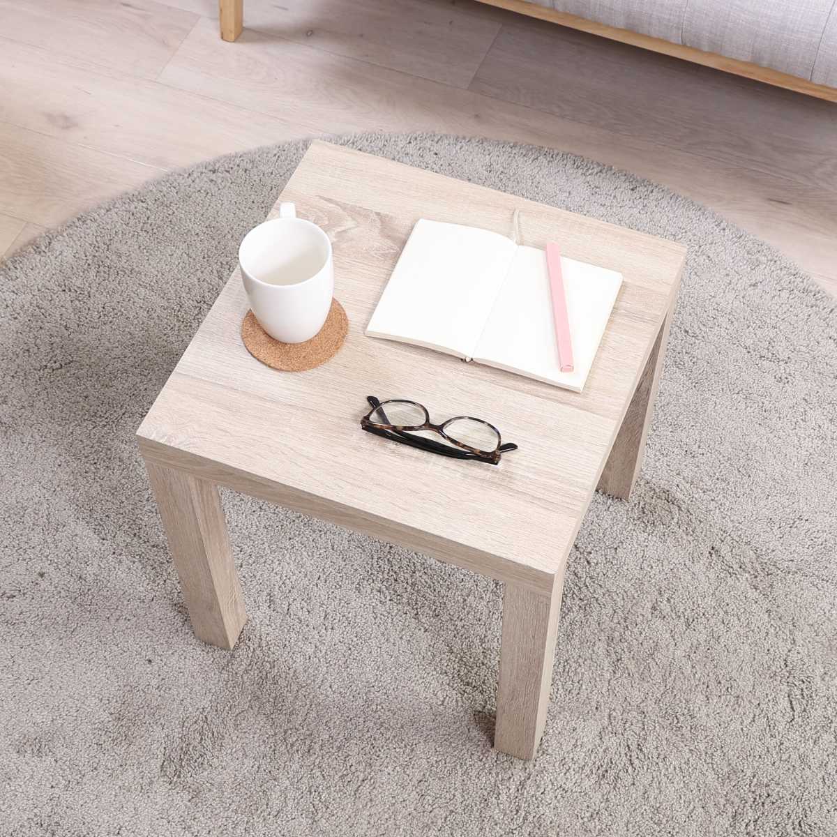 不二貿易（Fuji Boeki） ミニテーブル スクエア 幅40×奥行40×高さ40cm