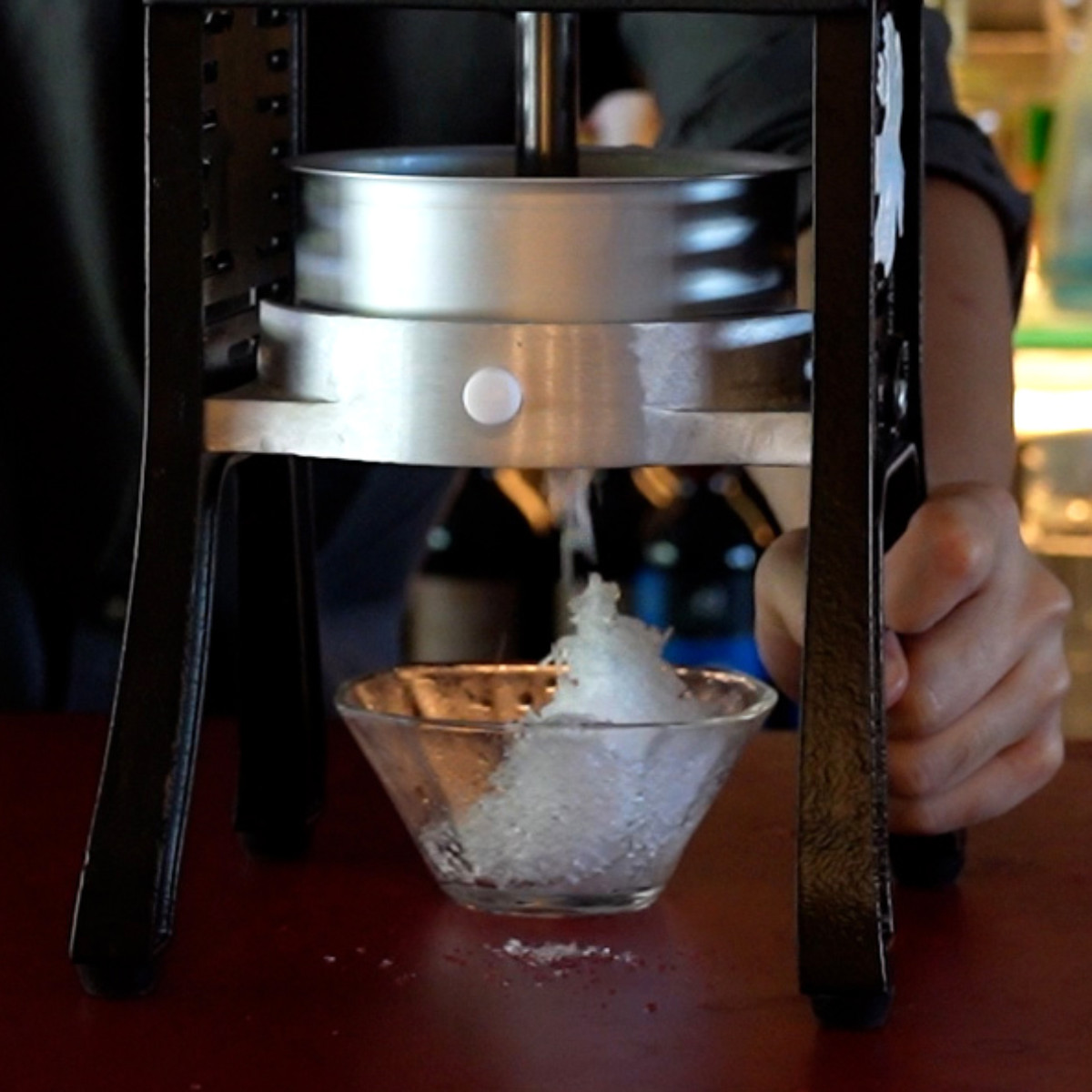 池永鉄工 氷削機 かき氷機 BLACK SWAN W ブラックスワン バラ氷対応