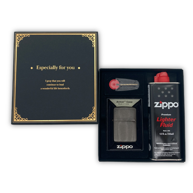 ZIPPO（ジッポー） ZIPPO 162BK-ICE ギフトセット 専用ギフトボックス