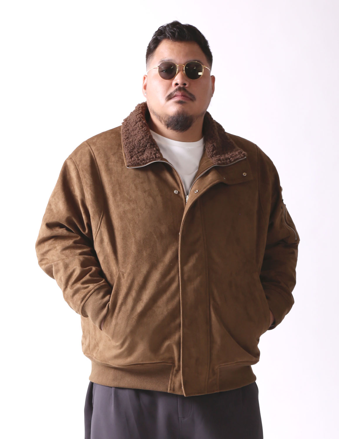 大きいサイズ ジャケット アウター メンズ QZILLA カジュアル 秋 冬 上