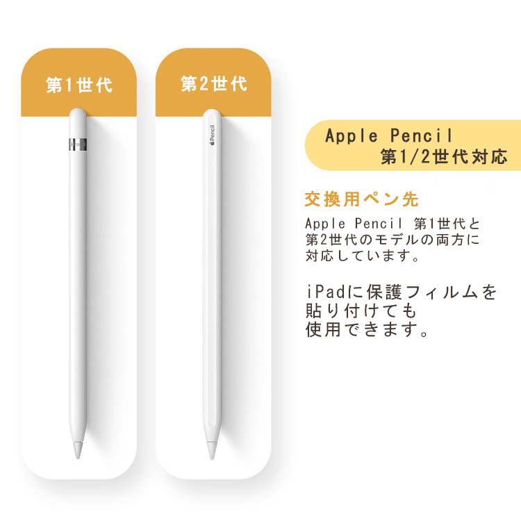 Apple 【3個入】Apple Pencil ペン先 チップ アップルペンシル