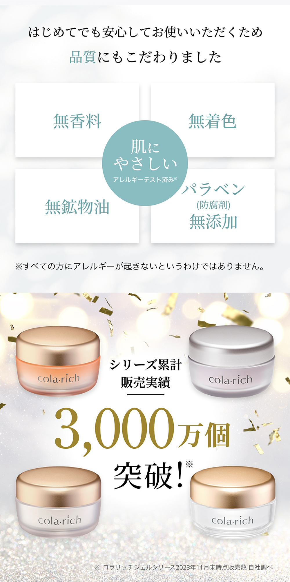 公式】コラリッチ スーパーモイスチャージェル 55g(約1カ月分) 5個