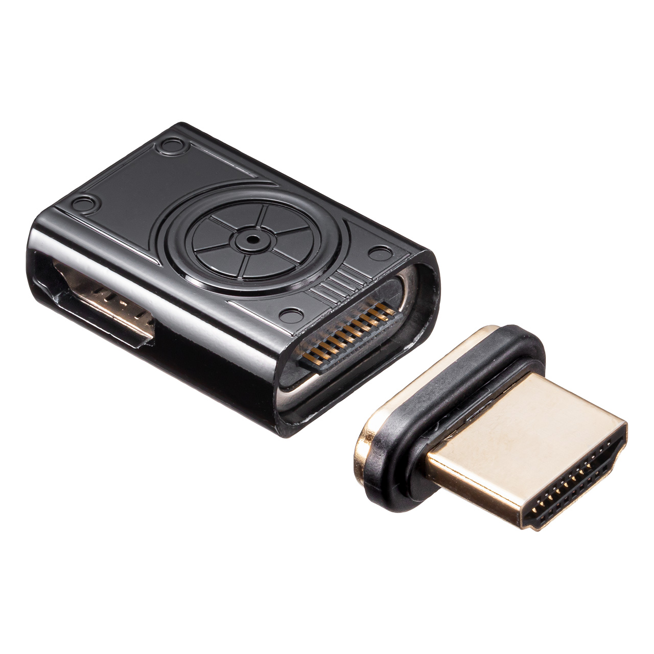 SANWA SUPPLY（サンワサプライ） HDMI アダプタ マグネット L型 横 L字