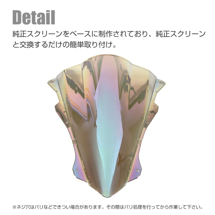 Ninja ZX-25R ZX-4R ダブルバブル レーシングスクリーン クリア