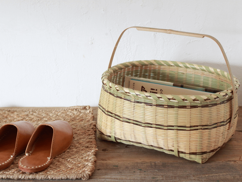 松野屋 竹かご バスケット おしゃれ インテリア キッチン 収納 小物