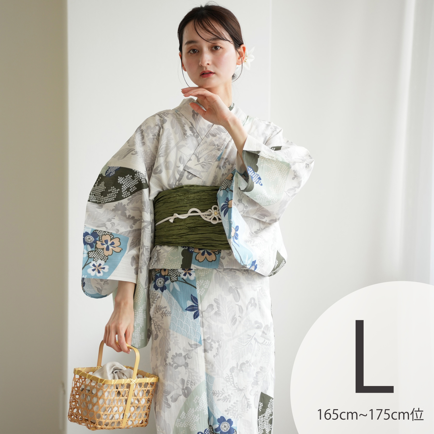 utatane 浴衣 レディース セット 3点セット（浴衣 帯 下駄）utatane