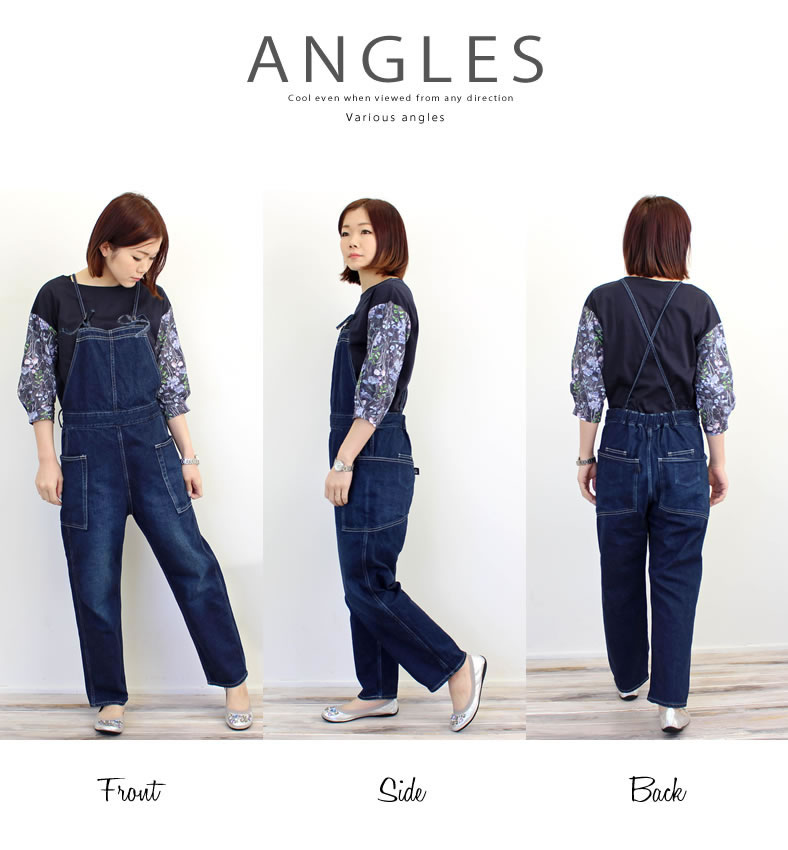 DEEP BLUE（ディープブルー） ユーズド ガーデニングサロペット