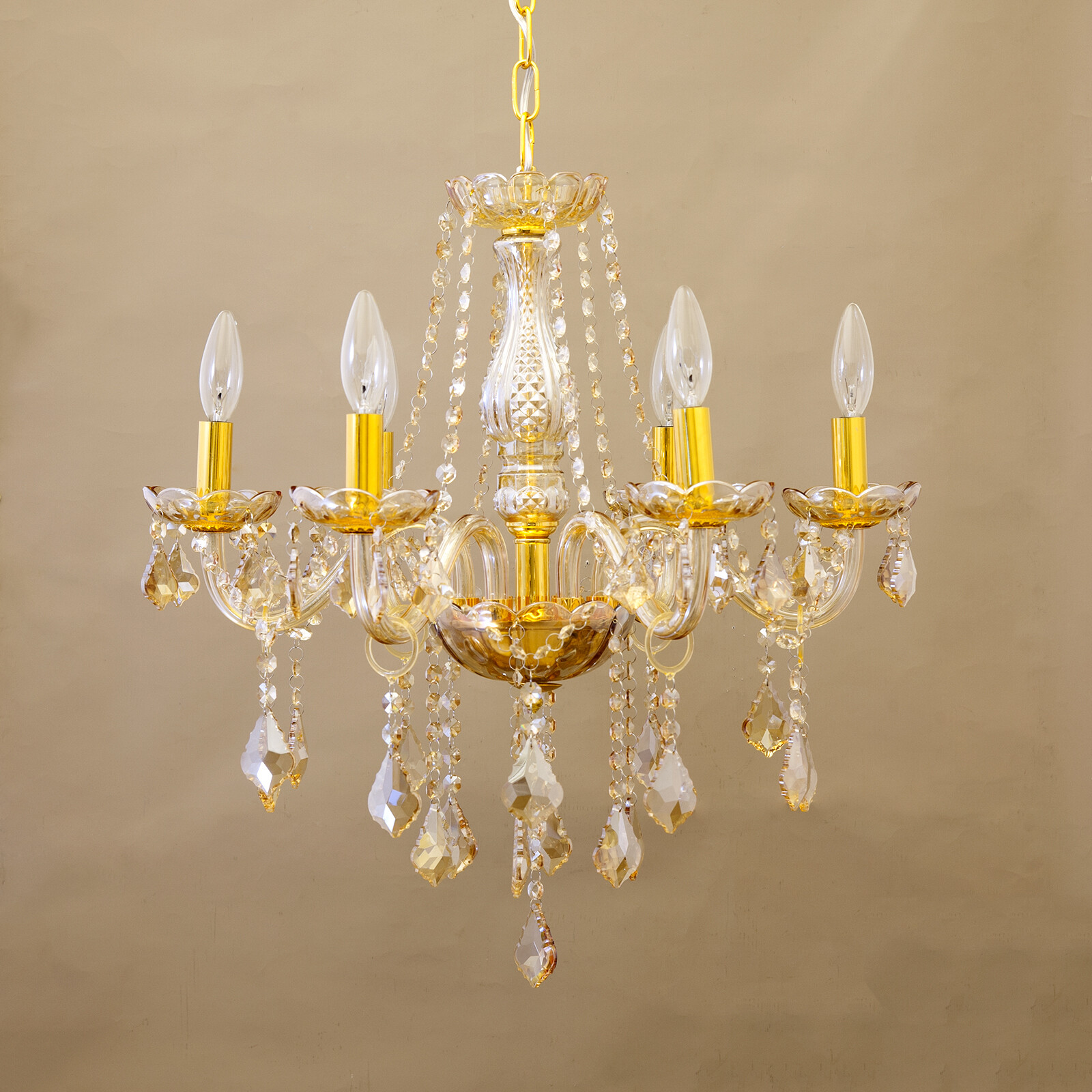 シャンデリア おしゃれ モダン デザイン ゴージャス エレガント 6灯