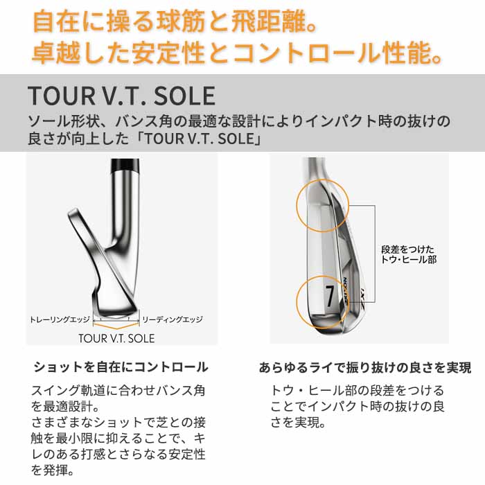 PXG 【メーカーカスタム】SRIXON ZXi5 IRON スリクソン アイアン 5I~PW